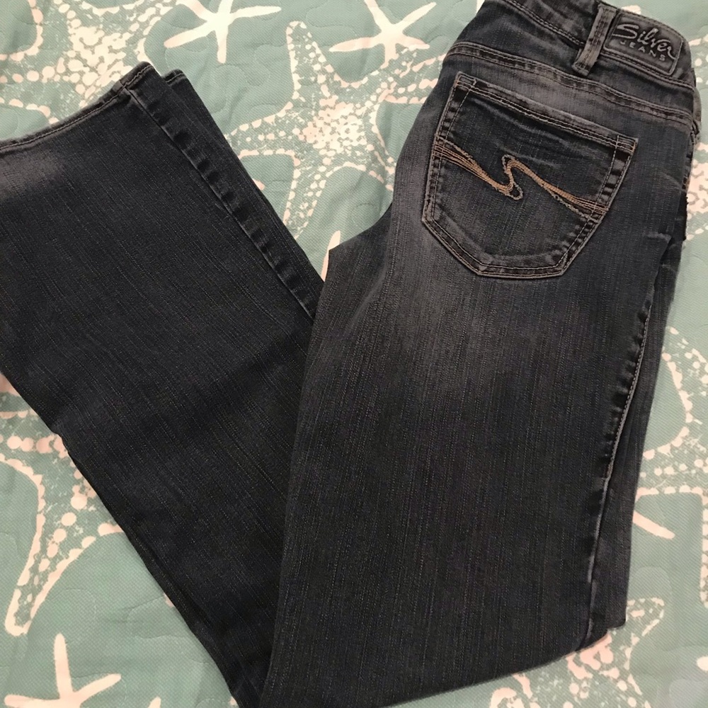Silver Aiko Jeans, W30/L33